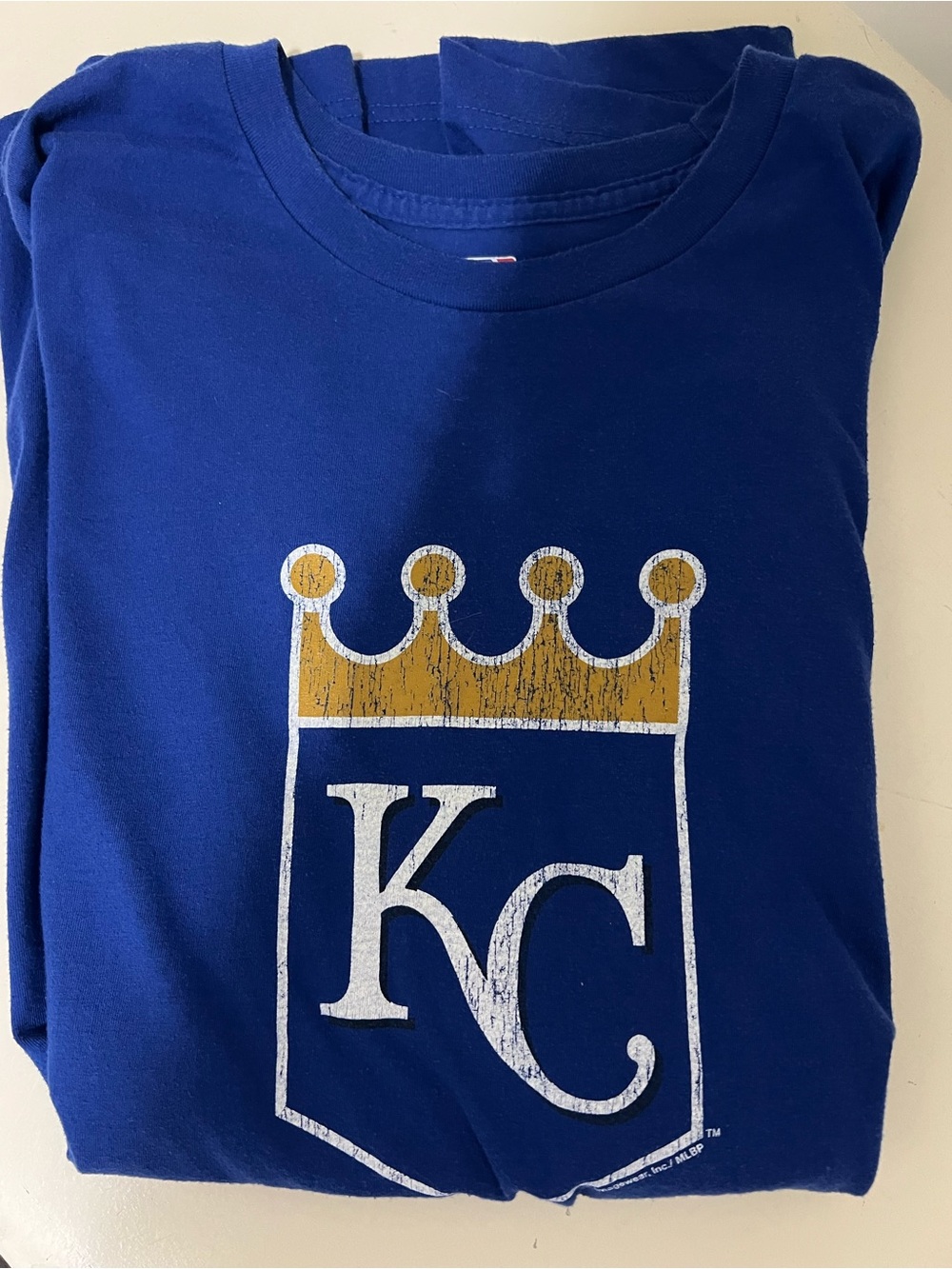 Genuine Merchandise Kansas City Royals Navy Blue MLB Logo Tee - Picture 4 of 4